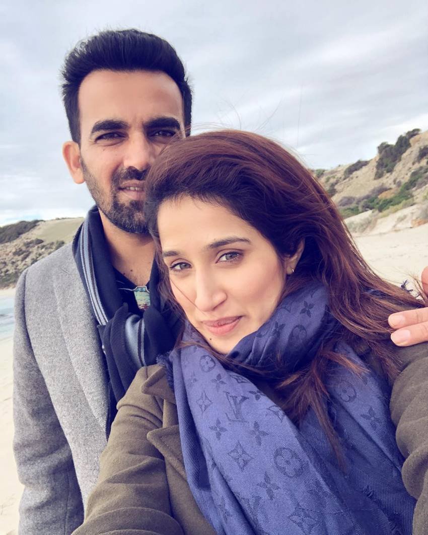 d'arenberg cube australia, Sagarika ghatge, Zaheer Khan, Zaheer Khan Holidays, Cricketer Zaheer khan with wife, actress sagarika ghatge