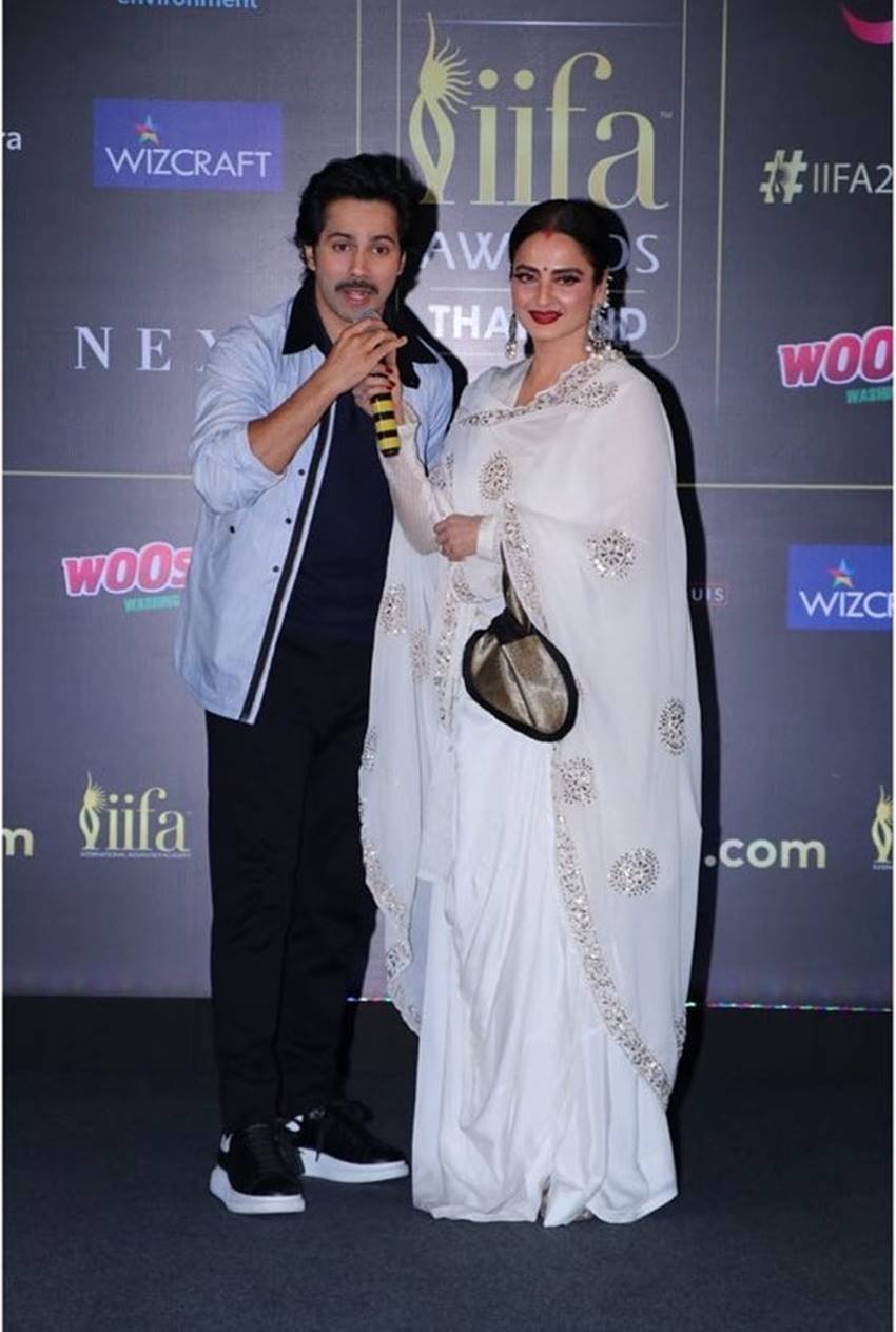 IIFA, IIFA 2018, Rekha, Bobby Deol, Varun Dhawan, Kriti Sanon, IIFA media event, IIFA photos, IIFA news, IIFA mumbai event photos, IIFA rekha