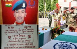 Constable V K Pandey, Vijay Kumar Pandey, ASI S N Yadav, BSF, BSF jawan killed, BSF jawan martyred, Fatehpur, deoria, Pakistan, Pakistan firing, Akhnoor sector, Jammu Kashmir, Hindi news, News in Hindi, Jansatta