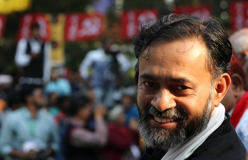 yogendra yadav, yogendra yadav Krishna painting, yogendra yadav trolled, Swaraj India, Swaraj, eid, eid mubarak, Hindi news, News in Hindi, Jansatta