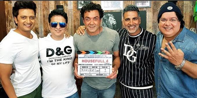 akshay kumar, Riteish Deshmukh, bobby deol, chuncky panday, kriti senon, kriti kharbanda, akshay kumar Riteish Deshmukh having fun together, akshay kumar, Riteish Deshmukh in london bridge, akshay kumar in london bridge, Riteish Deshmukh, entertainment news, entertainment news, bollywood news, television news, entertainment news, entertainment news, bollywood news, television news, entertainment news