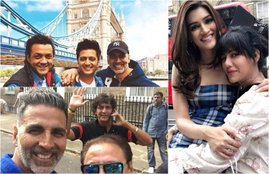 akshay kumar, Riteish Deshmukh, bobby deol, chuncky panday, kriti senon, kriti kharbanda, akshay kumar Riteish Deshmukh having fun together, akshay kumar, Riteish Deshmukh in london bridge, akshay kumar in london bridge, Riteish Deshmukh, entertainment news, entertainment news, bollywood news, television news, entertainment news, entertainment news, bollywood news, television news, entertainment news