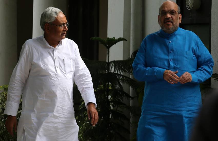 Amit Shah in Bihar, Amit Shah in Patna, bjp, jdu, nda, bjp jdu alliance, rjd, Lalu yadav, tejashawi yadav, Rahul gandhi, Hindi news, News in Hindi, Bihar news, Panta news, Jansatta