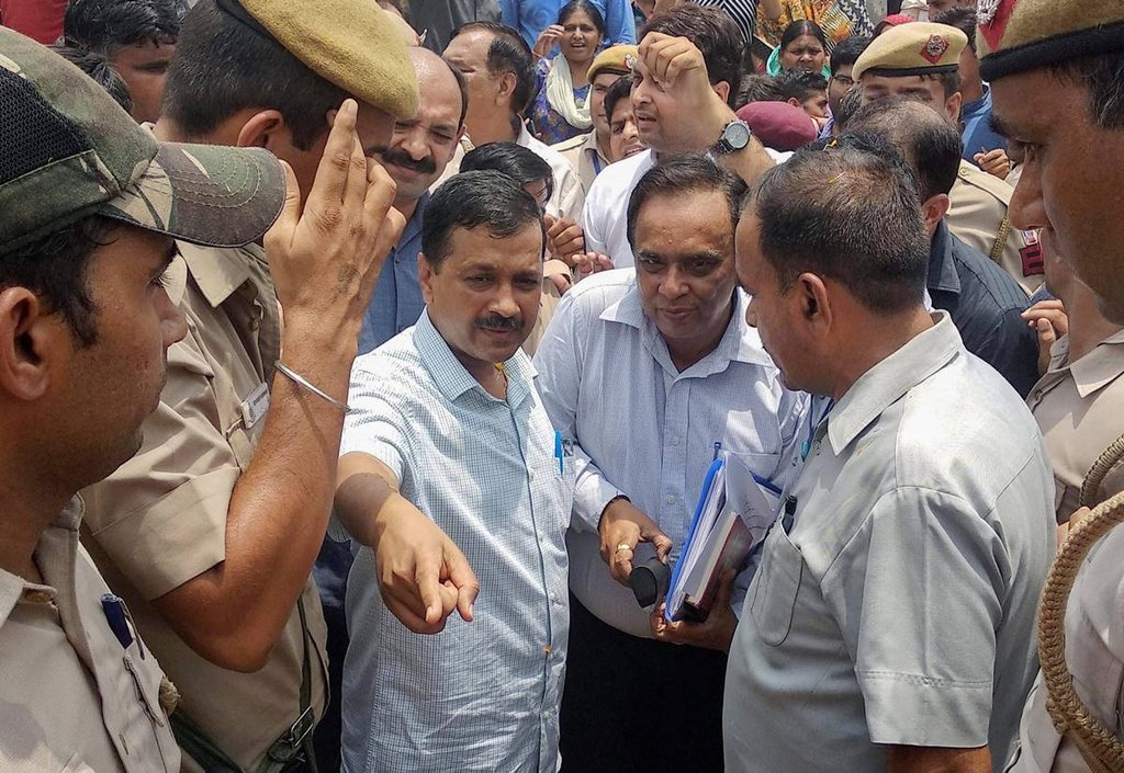 दिल्ली के मुख्यमंत्री और आम आदमी पार्टी के संयोजक अरविंद केजरीवाल (पीटीआई फोटो)