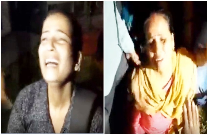 पीड़ित युवक का रोता-बिलखता परिवार (फोटो सोर्स- वीडियो स्क्रीनशॉट) पीड़ित युवक का रोता-बिलखता परिवार (फोटो सोर्स- वीडियो स्क्रीनशॉट)