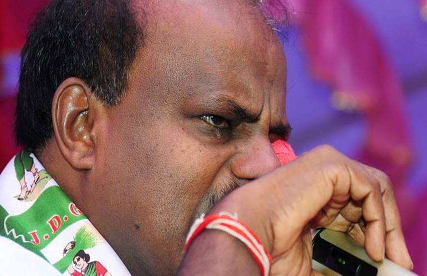 कर्नाटक के मुख्यमंत्री एचडी कुमारस्वामी।(PTI फोटो)