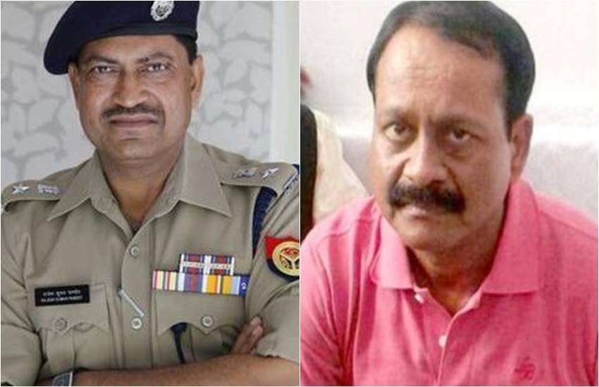 आइपीएस राजेश पांडेय और अपराधी मुन्ना बजरंगी(फाइल फोटो)