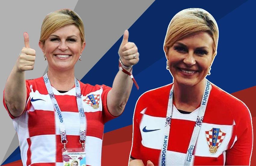 क्रोएशिया की राष्ट्रपति कोलिंडा ग्रैबर कित्रोविक। 