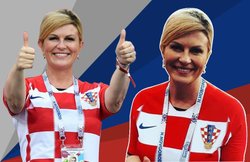 VIDEO: क्रोशिया की टीम ने रूस को किया वर्ल्ड कप से बाहर, रूसी PM के सामने ही जश्न मनाने लगीं राष्ट्रपति