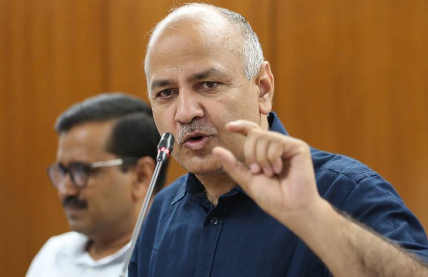 दिल्ली के उप मुख्यमंत्री मनीष सिसोदिया। (एक्सप्रेस फोटोः ताशी तोबग्याल)