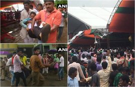 Midnapore, Midnapore PM RALLY, Narendra Modi, नरेंद्र मोदी, मिदनापुर, बंगाल, ममता बनर्जी, Bengal, WEST BENGAL, Mamta Banerjee, PANDAL COLLAPSED, hindi news, News in Hindi, Jansatta