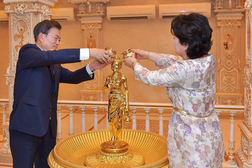 moon jae in india, moon jae in india visit, moon jae in and modi, narendra modi, south korea india relations, south korea india news
