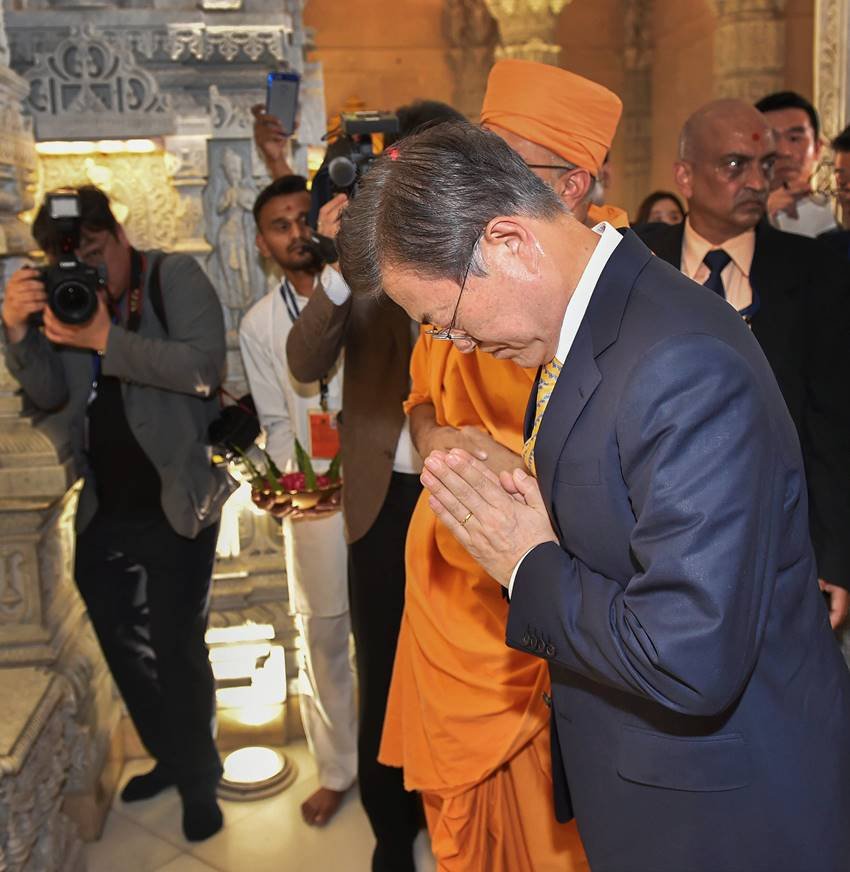 moon jae in india, moon jae in india visit, moon jae in and modi, narendra modi, south korea india relations, south korea india news
