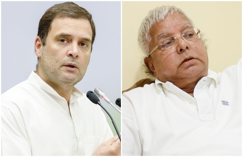 राहुल गांधी और लालू प्रसाद यादव (फोटो सोर्स- पीटीआई/एक्सप्रेस आर्काइव फोटो)