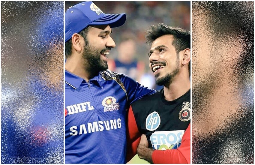 रोहित शर्मा और युजवेंद्र चहल (फोटो सोर्स- ट्विटर/@ImRo45)