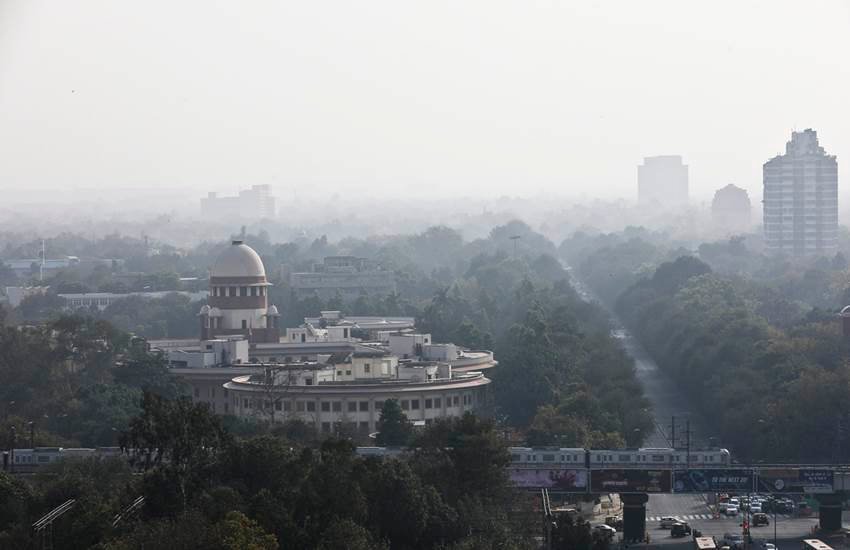 भारत की सुप्रीम कोर्ट का विहंगम नजारा। Express photo by Abhinav Saha.