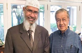 Zakir Naik, preacher Zakir Naik, Islamic preacher Zakir Naik, Malaysian Prime Minister Mahathir Mohammad, Zakir naik Malaysian Prime Minister Mahathir Mohammad, Hindi news, World news in Hindi, Jansatta