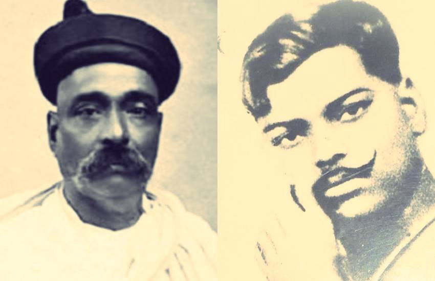 लोकमान्य बालगंगाधर तिलक और पंडित चंद्रशेखर 'आजाद'। (फोटो सोर्स- सोशल मीडिया)