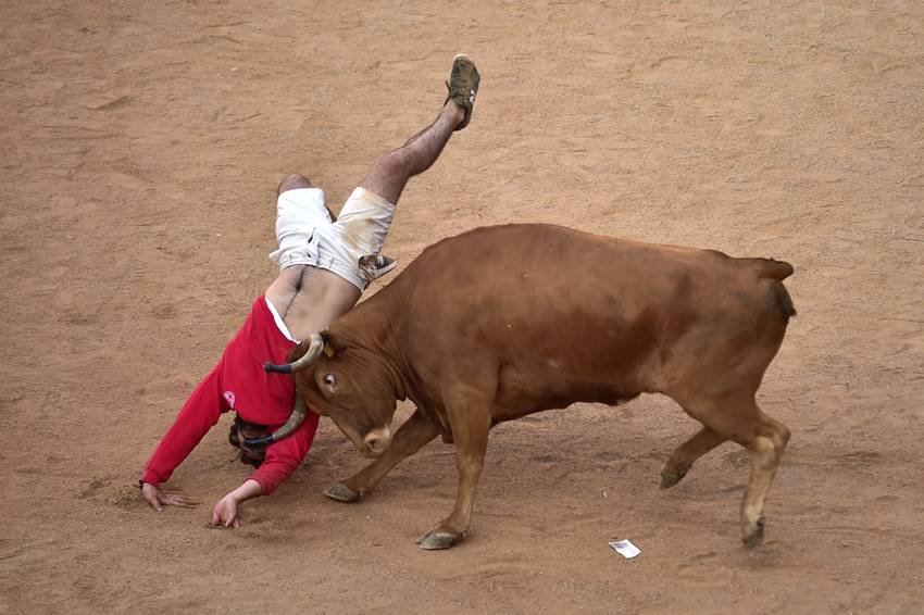 spain, bull running, san permin, pamplona, world news,, bull running,San Fermin bull-running festival, San Fermin bull-running festival 2018, San Fermin bull-running festival