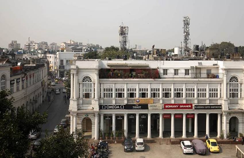 दिल्ली का खूबसूरत इलाका कनोट प्लेस 