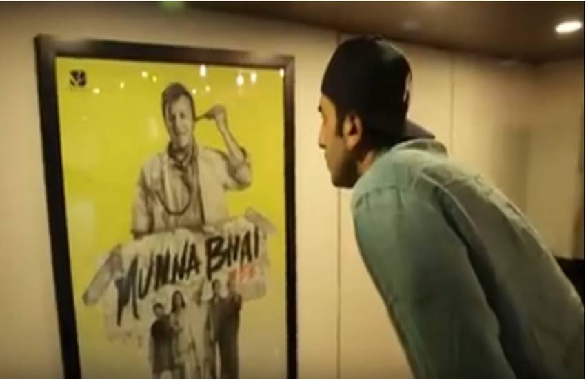 मुन्नाभाई के लुक को ठीक करने के लिए रणबीर ने काफी मेहनत की।