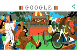 World Cup 2018 Final Google Doodle: गूगल का शानदार डूडल, क्लिक करते ही बदल जाएगा फोटो