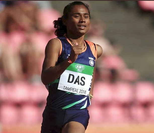 "hima das, hima das win, hima das gold medal, hima das gold medal for india, hima das track gold medal, hima das world u20 championships gold medal, hima das twitter reactions