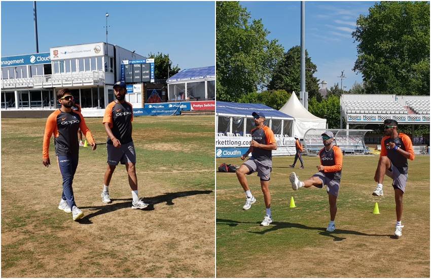 अभ्‍यास में जुटे टीम इंडिया के खिलाड़ी। (Photo : BCCI/Twitter)