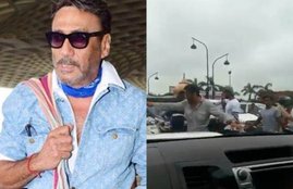 Jackie Shroff, Jackie Shroff traffice ,shooting in Lucknow, Prasthanam, jackie shroff lucknow news, Jackie Shroff upcoming movie, jansatta