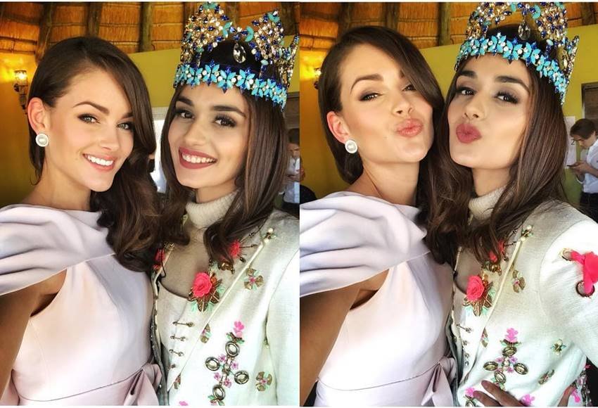 rolene, manushi chhillar, manushi chillar latest photos, manushi chillar manufacturing pads, manushi chhillar promoting sanitary pads,