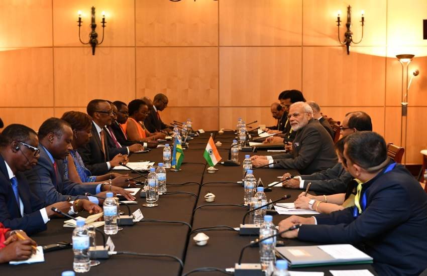 pm modi rwanda visit, pm modi donates cows, modi donates 200 cows, president paul kagame, girinka scheme, rweru model village, pm modi africa visit"