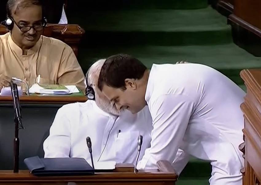 rahul gandhi hugs pm modi, rahul gandhi hugs pm, Lok Sabha Live, lok sabha live youtube, rajya sabha live, rajya sabha lok sabha tv live, loksabha live news, parliament live, lok sabha live video, rajya sabha live, lok sabha latest news, No Confidence Motion against Modi Govt, Prime Minister Narendra Modi, BJP, NDA, Congress, Opposition parties, Rahul Gandhi, Telugu Desam Party, Trinamool Congress, no trust motion, lok sabha live, narendra modi, no confidence