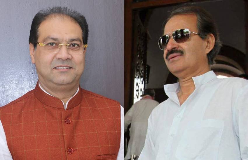 योगी आदित्यनाथ सरकार में अल्पसंख्यक मामलों के राज्य मंत्री मोहसिन रजा और कांग्रेस नेता राशिद अल्वी। (फोटो सोर्स- फेसबुक)