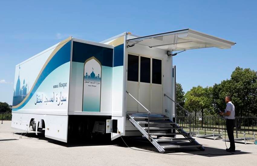 Mobile Mosque, japan, Tokyo company, 2020 Olympics, namaj, namaj offering, Hindi news, News in Hindi, Jansatta Mobile Mosque, japan, Tokyo company, 2020 Olympics, namaj, namaj offering, Hindi news, News in Hindi, Jansatta