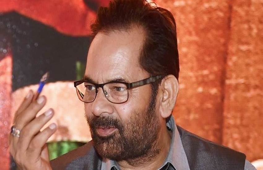 Union Minister Mukhtar Abbas Naqvi (PTI/File photo)