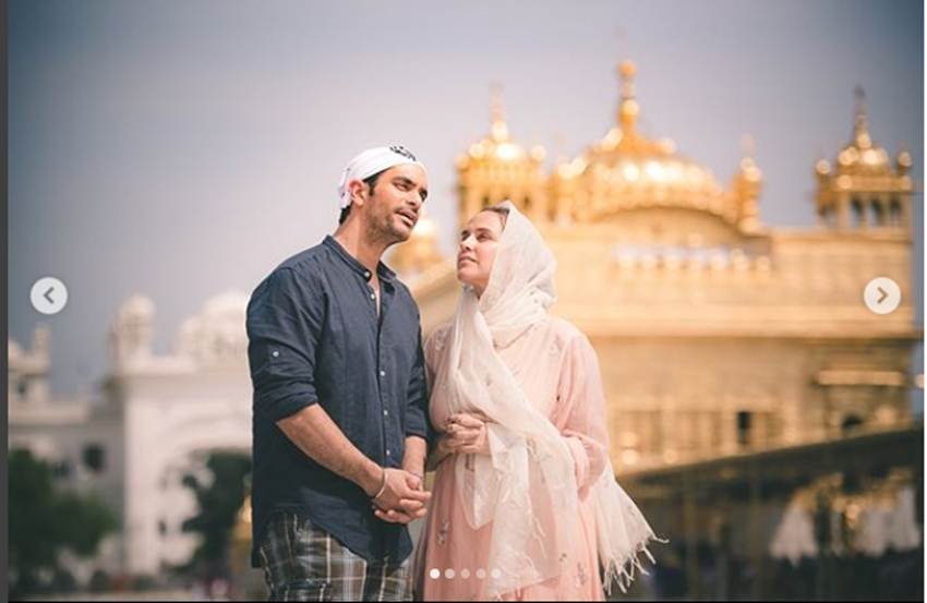 Neha Dhupia & Angad Bedi visit Golden Temple, Amritsar, Neha Dhupia & Angad Bedi, Neha Dhupia & Angad Bedi marriage, Neha Dhupia & Angad Bedi news