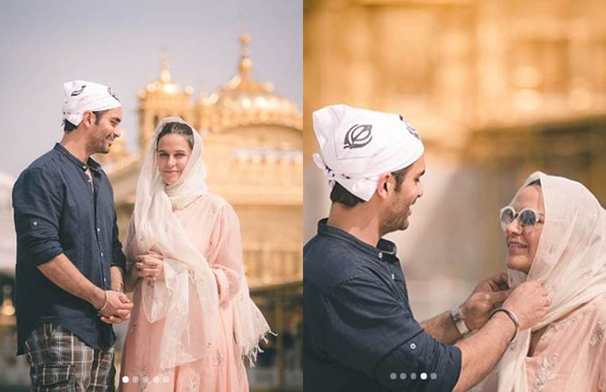 Neha Dhupia & Angad Bedi visit Golden Temple, Amritsar, Neha Dhupia & Angad Bedi, Neha Dhupia & Angad Bedi marriage, Neha Dhupia & Angad Bedi news