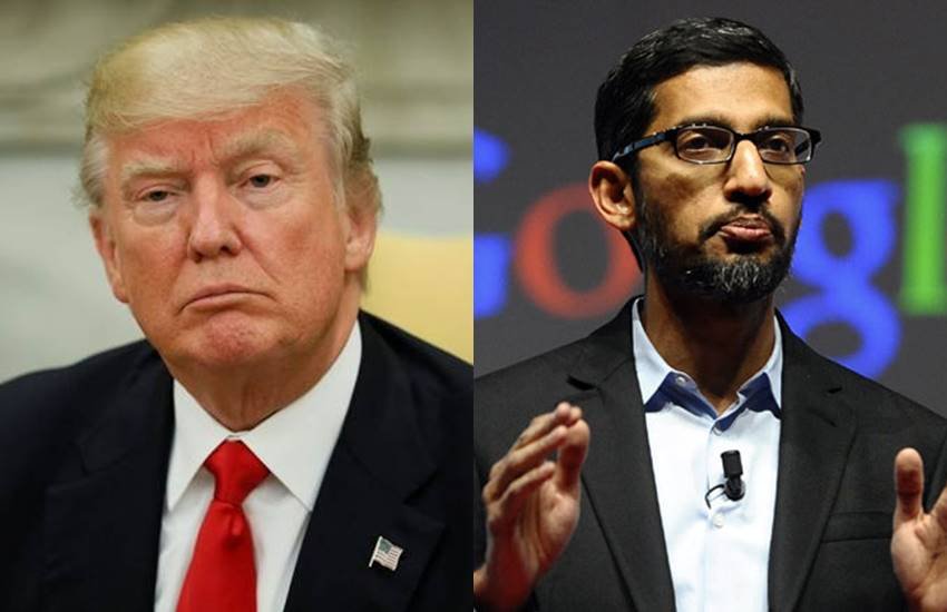 गूगल पर लगे जुर्माने को लेकर आया ट्रंप का बयान गूगल पर लगे जुर्माने को लेकर आया ट्रंप का बयान