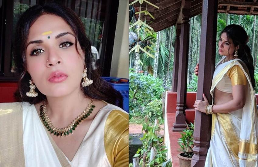 रिचा फिलहाल कर्नाटक के एक छोटे से गांव में शूट कर रही हैंं। रिचा फिलहाल कर्नाटक के एक छोटे से गांव में शूट कर रही हैंं।