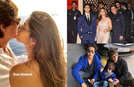 abram,aryan khan,barcelona,gauri khan,gauri khan barcelona,shah rukh khan,shah rukh khan aryan khan abram,shah rukh khan latest pics"