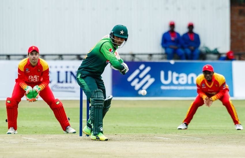 मैच के दौरान फखर जमां। (Photo Courtesy: PCB)
