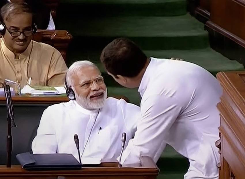 rahul gandhi hugs pm modi, rahul gandhi hugs pm, Lok Sabha Live, lok sabha live youtube, rajya sabha live, rajya sabha lok sabha tv live, loksabha live news, parliament live, lok sabha live video, rajya sabha live, lok sabha latest news, No Confidence Motion against Modi Govt, Prime Minister Narendra Modi, BJP, NDA, Congress, Opposition parties, Rahul Gandhi, Telugu Desam Party, Trinamool Congress, no trust motion, lok sabha live, narendra modi, no confidence