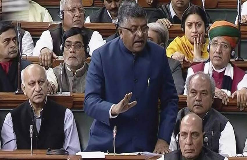 बीजेपी के वरिष्ठ नेता रविशंकर प्रसाद 