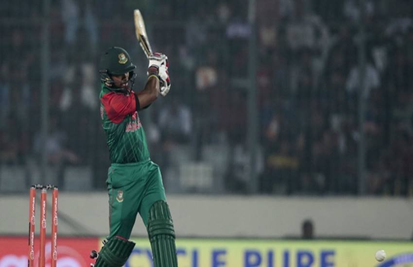 बांग्लादेश क्रिकेट टीम के युवा बल्लेबाज शब्बीर रहमान । 