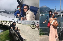 Video of Sanaya Irani and Mohit Sehgal, Sanaya Irani and Mohit Sehgal, tv actor Sanaya Irani, tv actor Mohit Sehgal, Sanaya Irani and Mohit Sehgal recreating the iconic scene ddlj, shahrukh khan and kajol movie DDLJ, television news, entertainment news, bollywood news, entertainment news, bollywood news, television news, entertainment news, bollywood news
