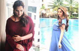 Sania Mirza, Maternity Photoshoot Viral, Sania Mirza Netizens Predict Unborn, Sania Mirza photoshoot, Sania Mirza photos, Sania Mirza news
