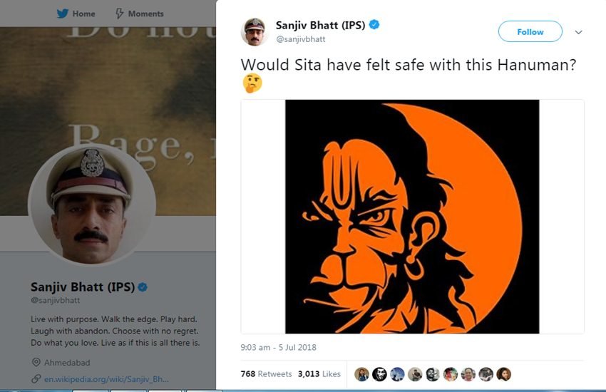 संजीव भट्ट ट्वीट (Pic credit- Twitter)