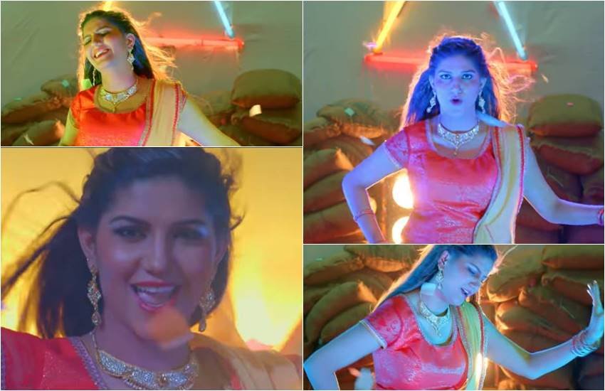 sapna chaudhary, sapna chaudhary dancing in bhojpuri song, bhojpuri number of sapna chaudhary, here is amazing dance performance of sapna, big boss season 11 ex contestant sapna, sapna chaudhary, entertainment news, bollywood news, television news, entertainment news, bollywood news, television news,entertainment news, bollywood news, television news