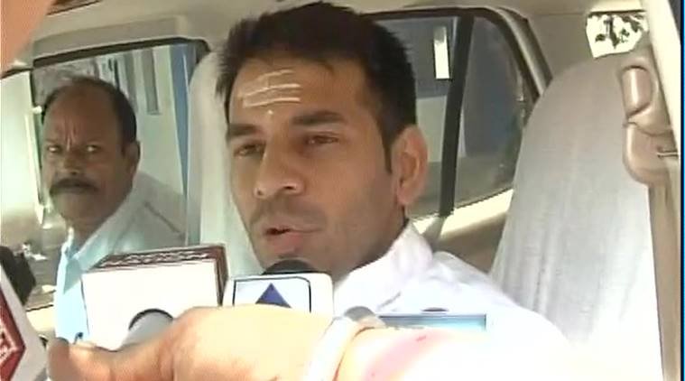 लालू के बेटे तेज प्रताप