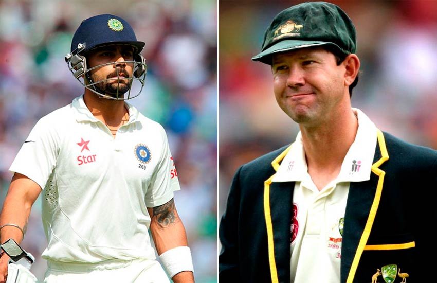 टीम इंडिया के कप्तान विराट कोहली और ऑस्ट्रेलिया के पूर्व कप्तान रिकी पोन्टिंग